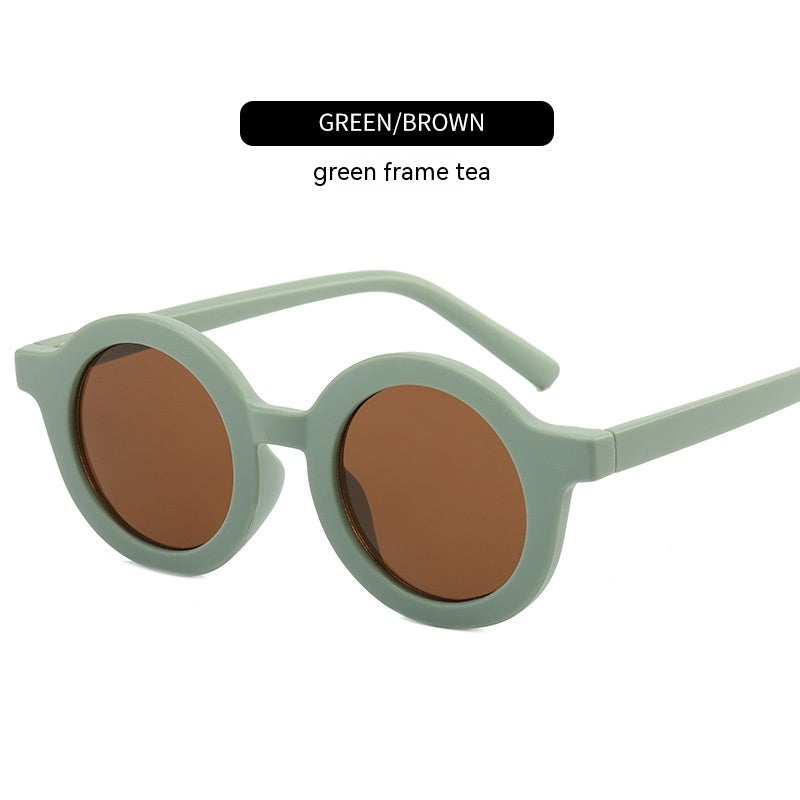 Round Frame Fashion Pet Sunglasses