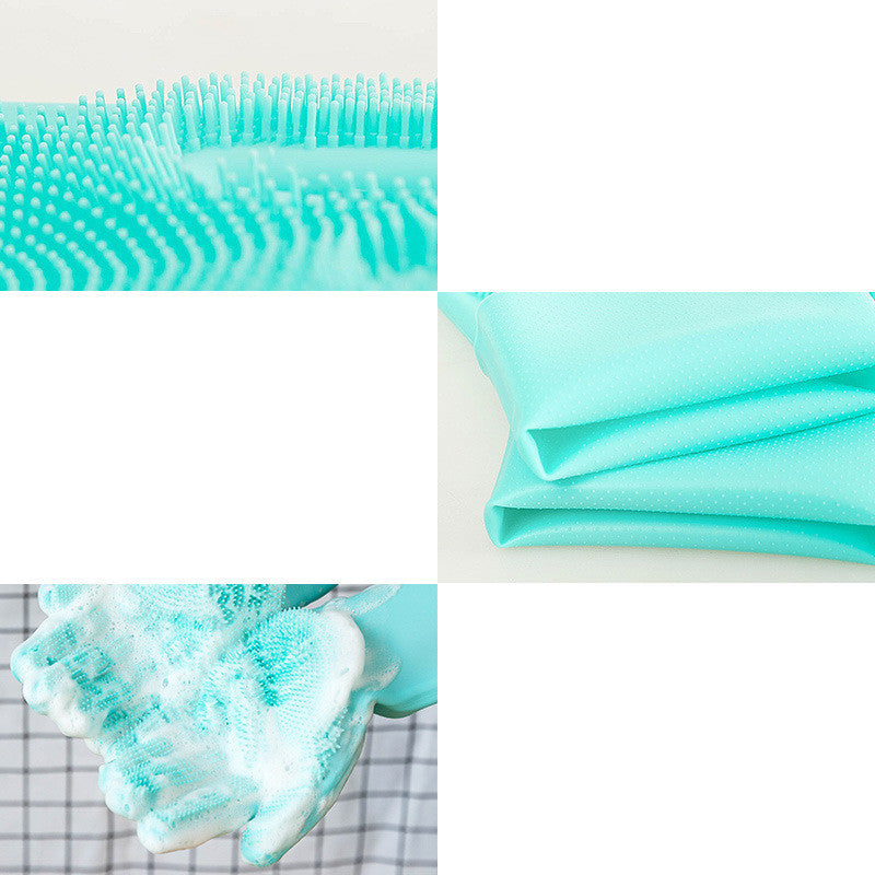 Silicone Dog Grooming Comb & Bath Brush Glove