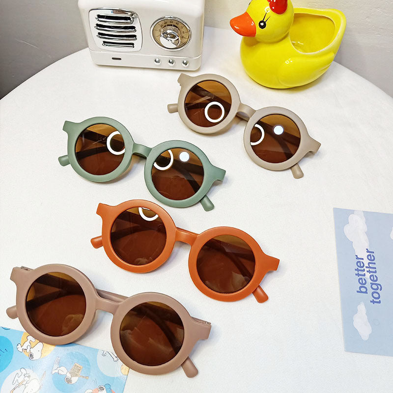 Round Frame Fashion Pet Sunglasses