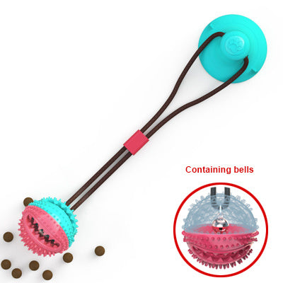 Silicone Suction Tug Ball Toy – Interactive Dog Chew & Teeth Cleaner