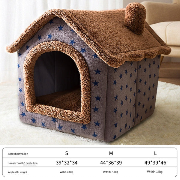 Universal Four-Season Pet Bed for Small Dogs & Cats