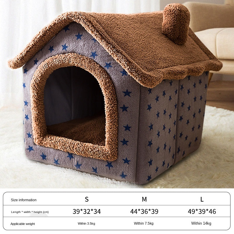 Universal Four-Season Pet Bed for Small Dogs & Cats