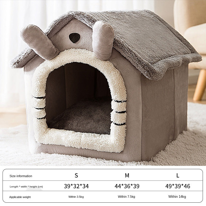 Universal Four-Season Pet Bed for Small Dogs & Cats