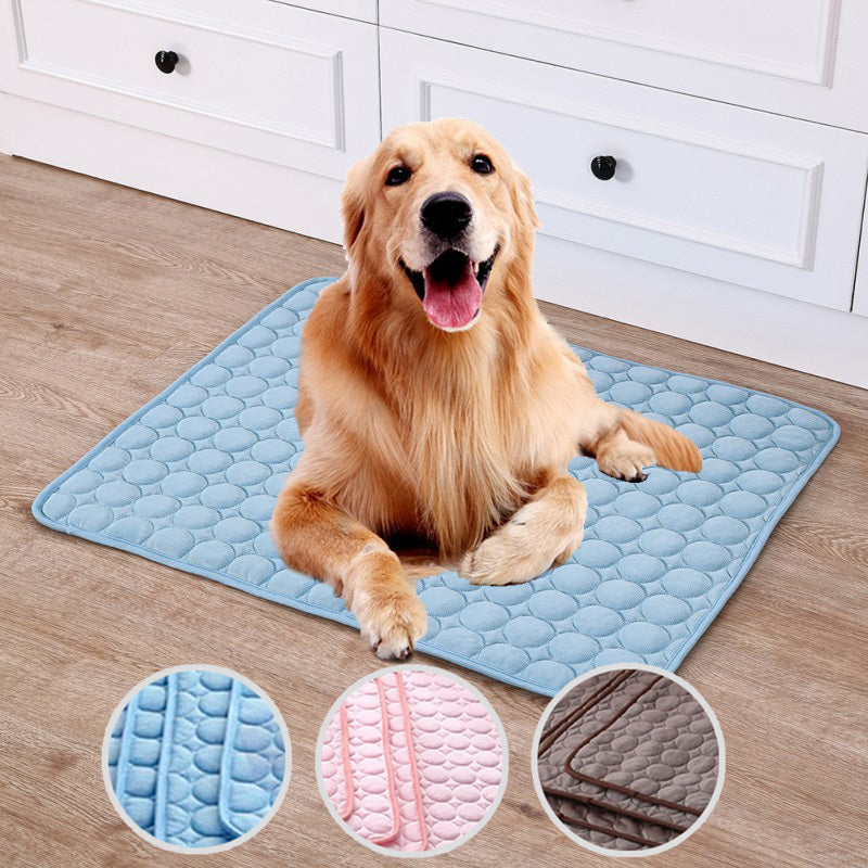 Portable Ice Silk Cooling Pad for Pets