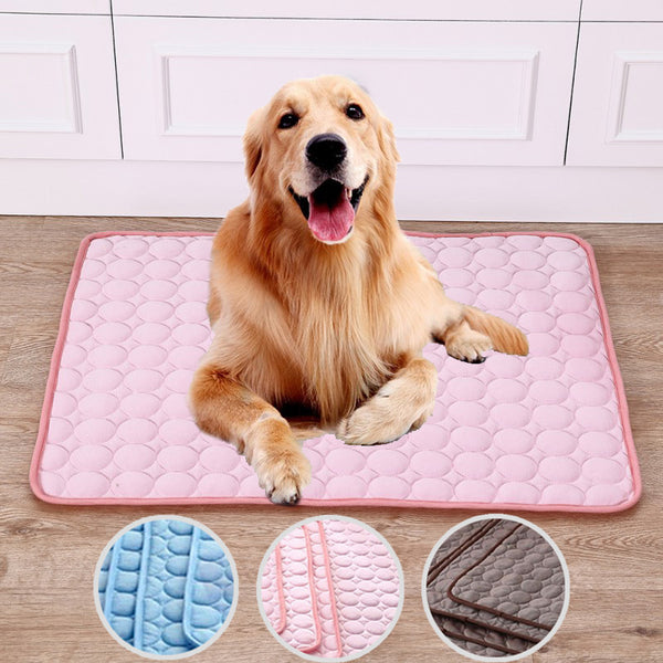 Portable Ice Silk Cooling Pad for Pets