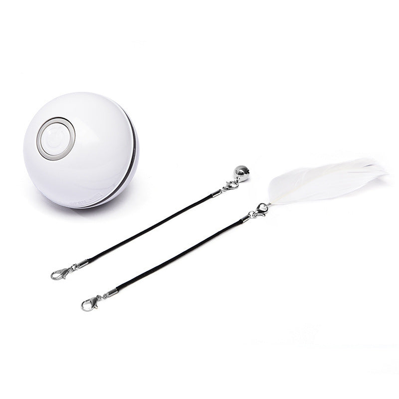 Whisker Whirl™ – LED Smart Rolling Cat Toy