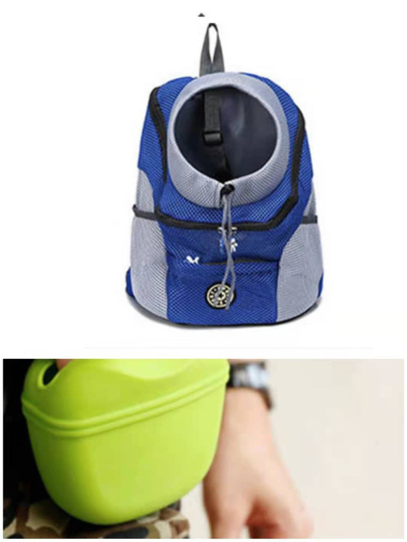 Portable Silicone Dog Snack & Training Bag with Magnetic Clip