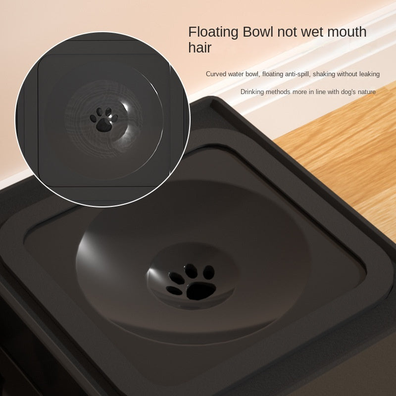 Adjustable Double Stainless Steel Dog Bowls with Elevated Stand