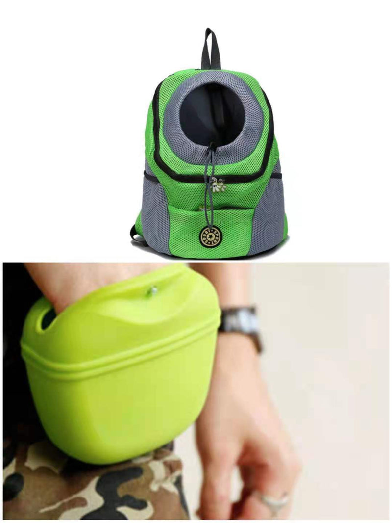 Portable Silicone Dog Snack & Training Bag with Magnetic Clip