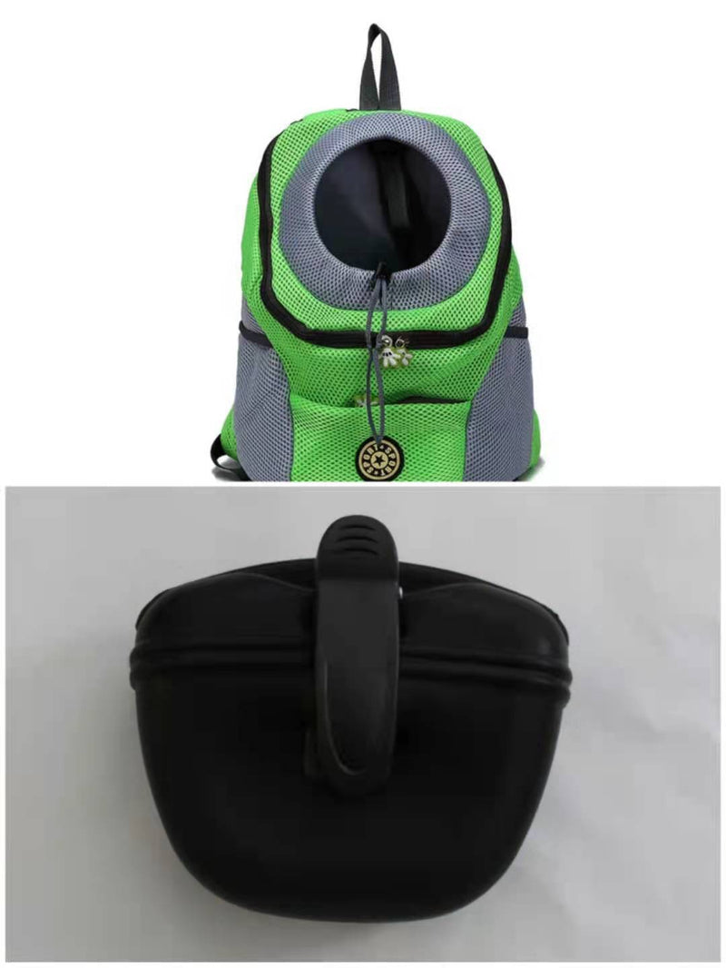 Portable Silicone Dog Snack & Training Bag with Magnetic Clip