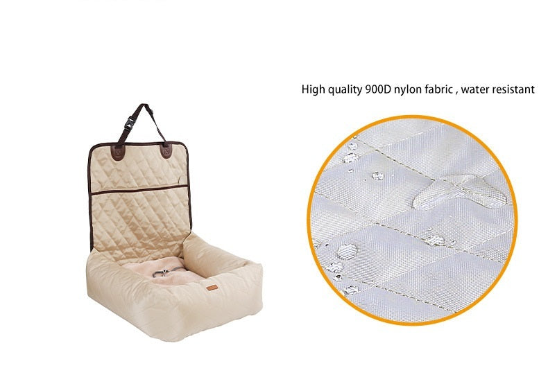 2-in-1 Folding Pet Carrier & Car Seat Pad