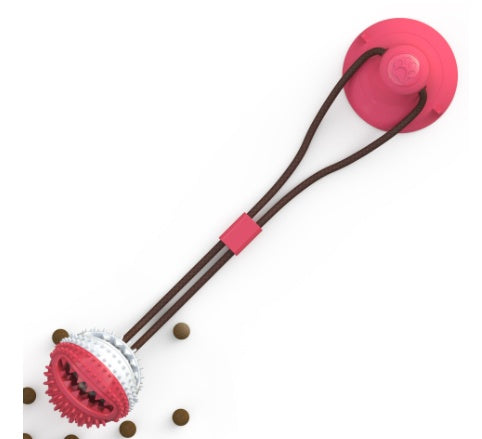 Silicone Suction Tug Ball Toy – Interactive Dog Chew & Teeth Cleaner