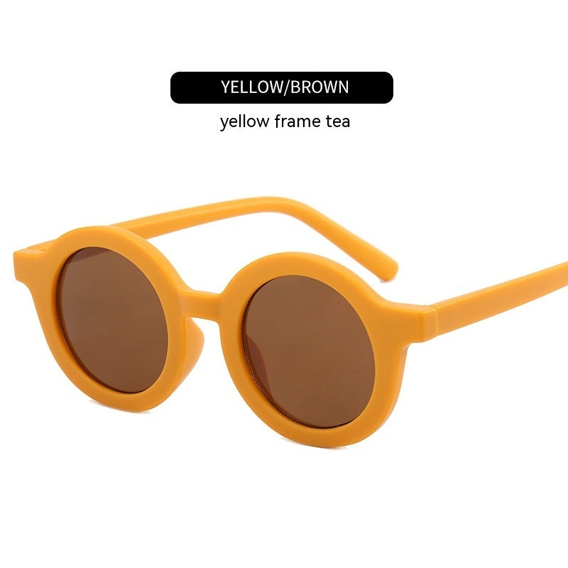 Round Frame Fashion Pet Sunglasses