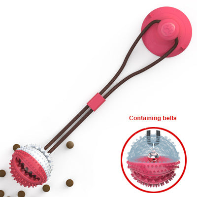 Silicone Suction Tug Ball Toy – Interactive Dog Chew & Teeth Cleaner