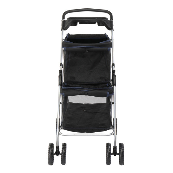 4-Wheel Double-Decker Pet Stroller