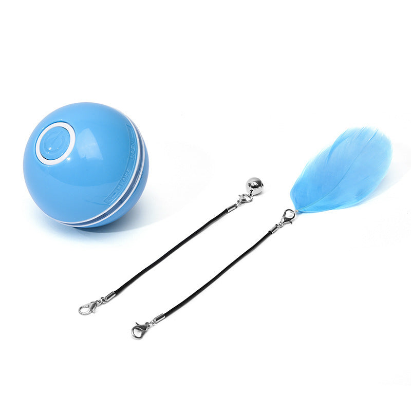 Whisker Whirl™ – LED Smart Rolling Cat Toy