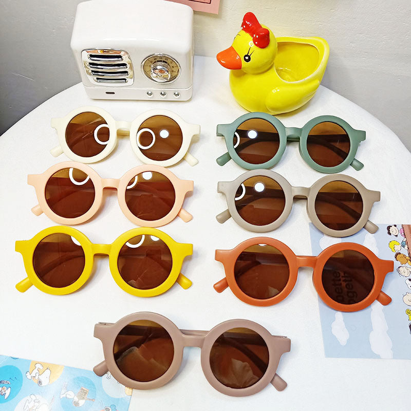 Round Frame Fashion Pet Sunglasses
