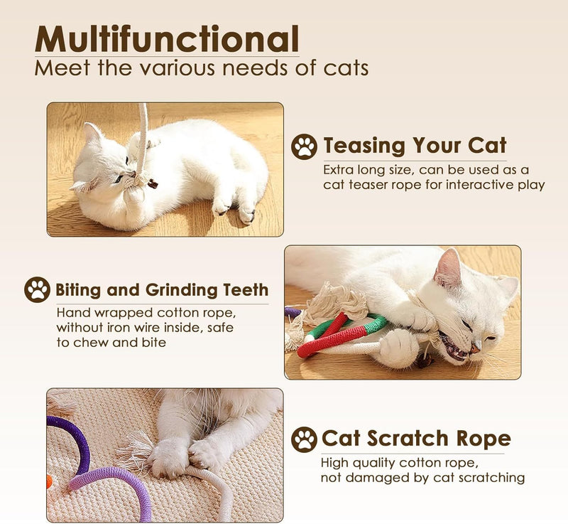 Handmade Cotton Rope Cat Toy