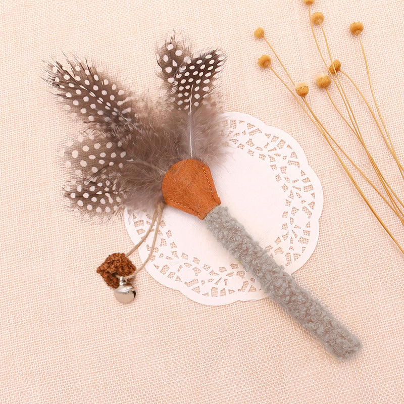 Catnip & Silvervine Chew Sticks with Feather