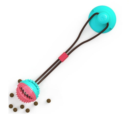 Silicone Suction Tug Ball Toy – Interactive Dog Chew & Teeth Cleaner