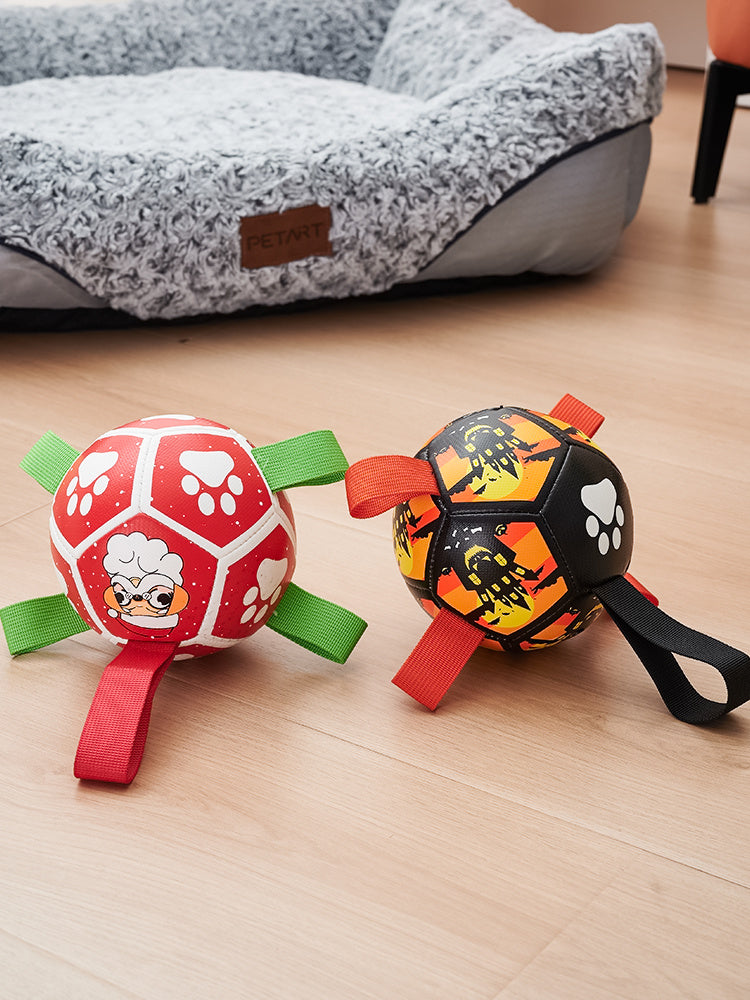 Dog Soccer Ball Tug Toy