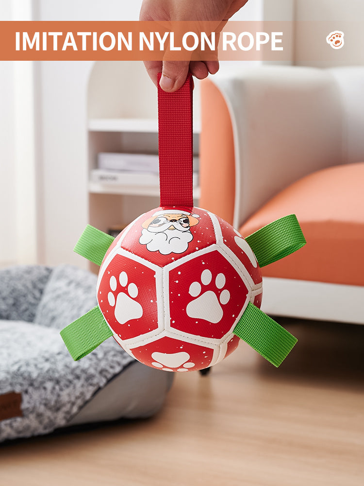 Dog Soccer Ball Tug Toy