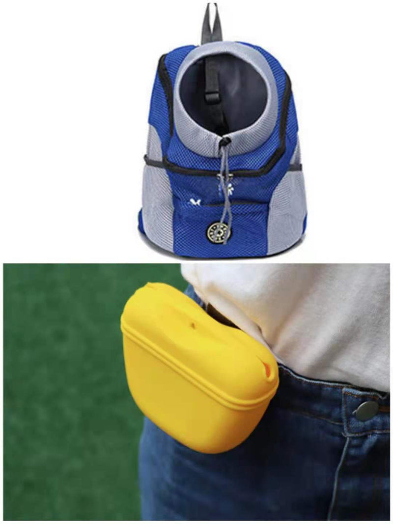 Portable Silicone Dog Snack & Training Bag with Magnetic Clip