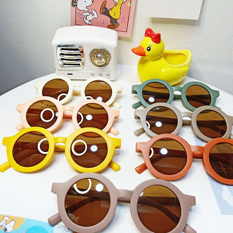 Round Frame Fashion Pet Sunglasses
