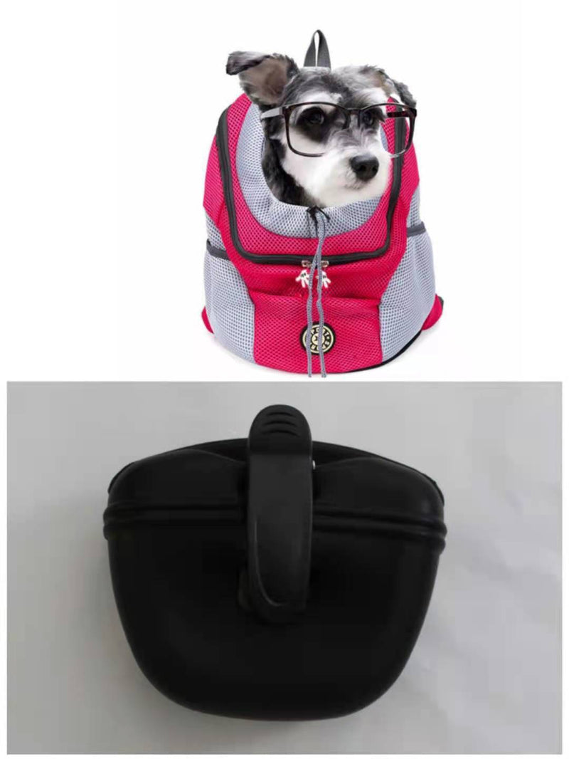 Portable Silicone Dog Snack & Training Bag with Magnetic Clip
