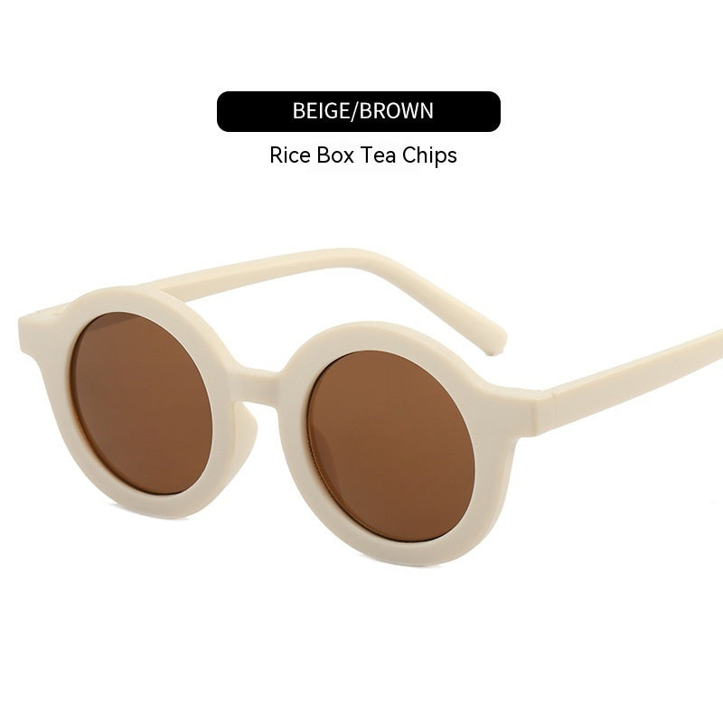 Round Frame Fashion Pet Sunglasses