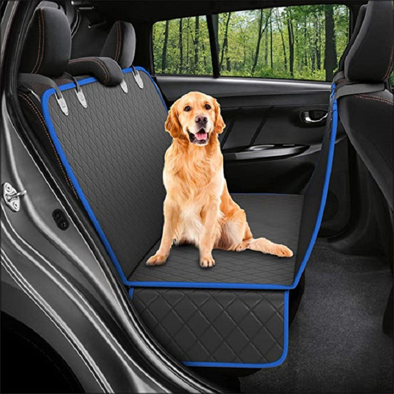 Dog Car Seat Cover & Mesh Pet Carrier Hammock with Zipper & Pocket