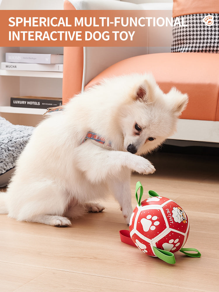 Dog Soccer Ball Tug Toy